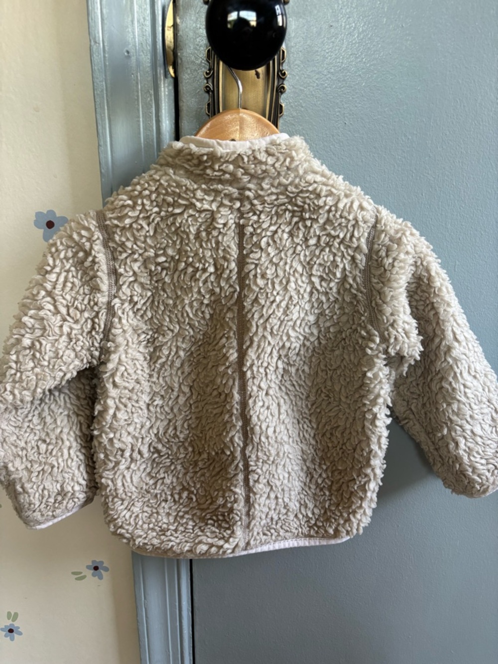 Patagonia Kids Cream Sherpa Jacket - Picture 4 of 7